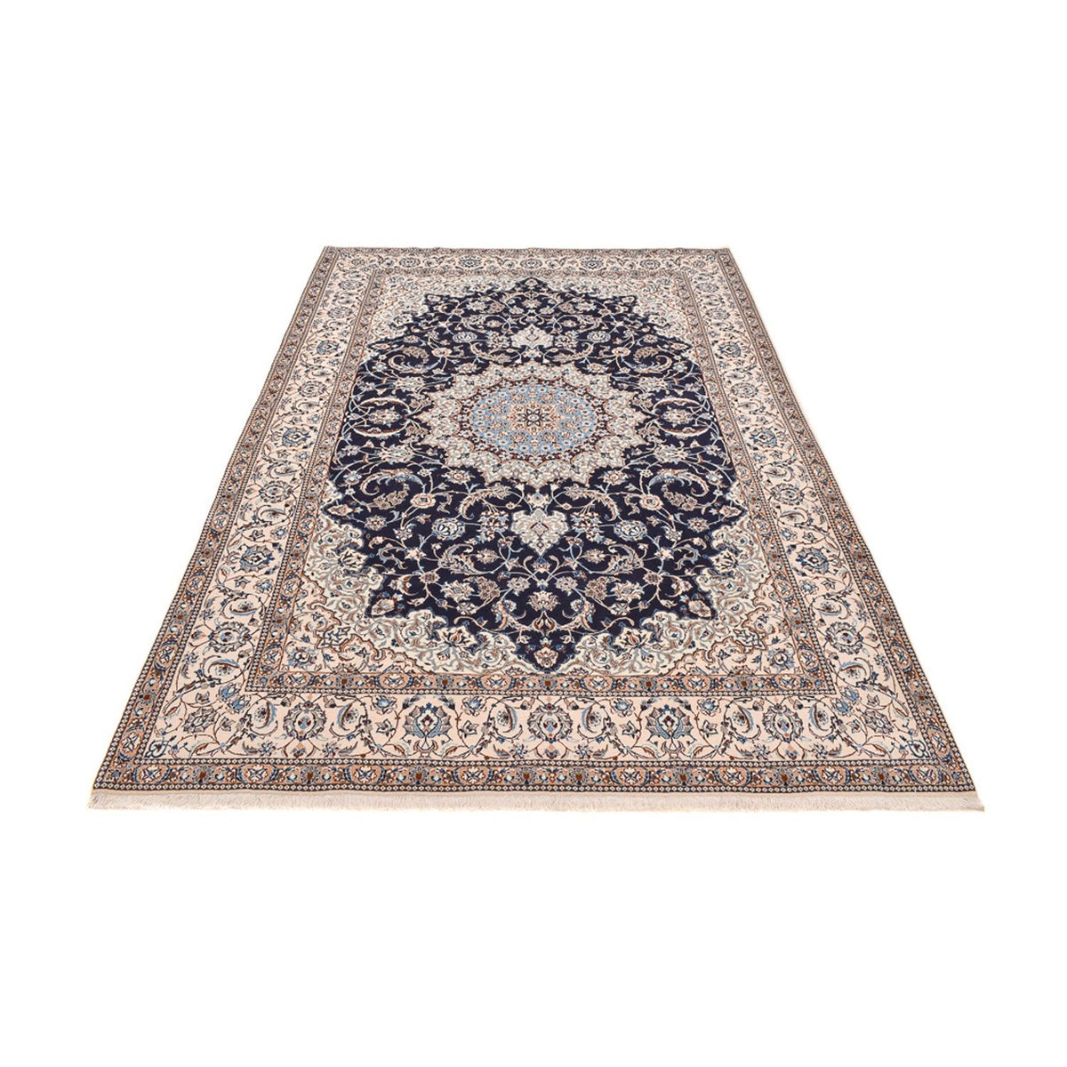 Perserteppich - Nain - Premium - 294 x 202 cm - dunkelblau