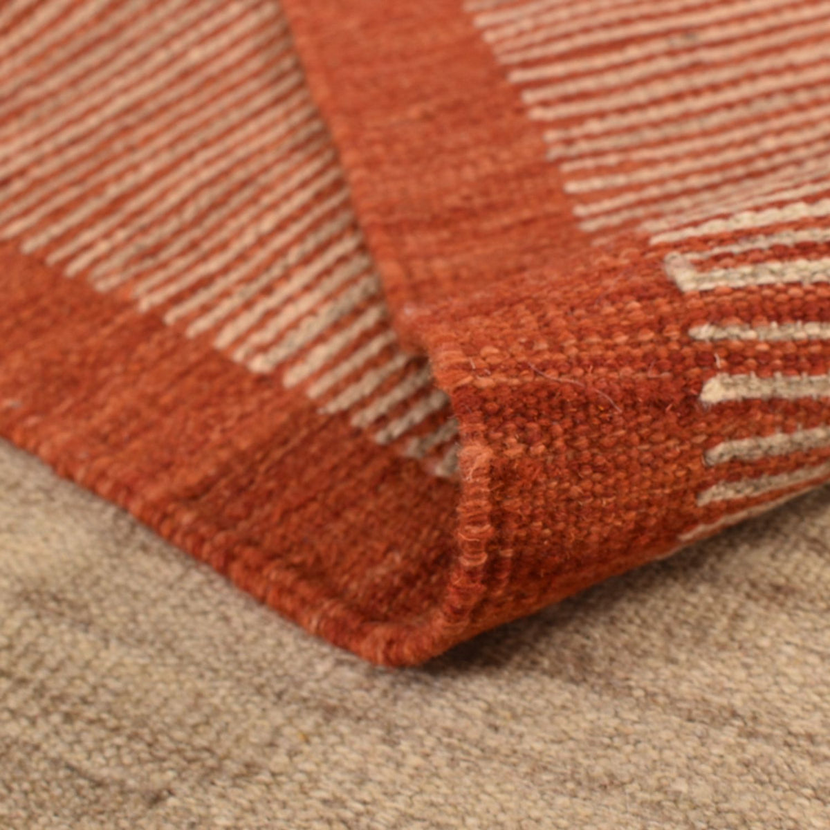 Kelim Teppich - Trendy - 242 x 155 cm - beige