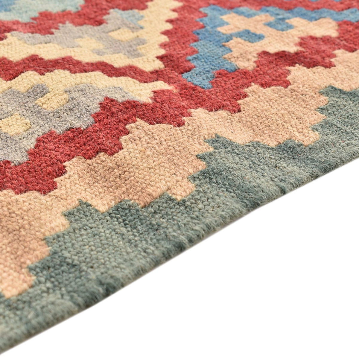 Läufer Kelim - Oriental - 194 x 84 cm - mehrfarbig