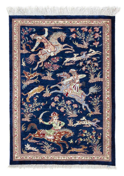 Ghom Teppich 55x87cm - Perserteppich