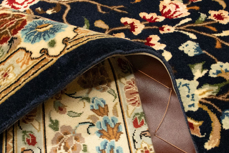 Perserteppich - Ghom 154 x 100 cm - schwarz