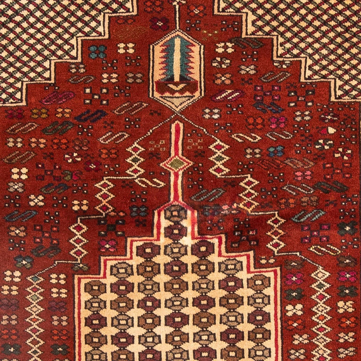 Belutsch Teppich 174 x 133 cm - rot