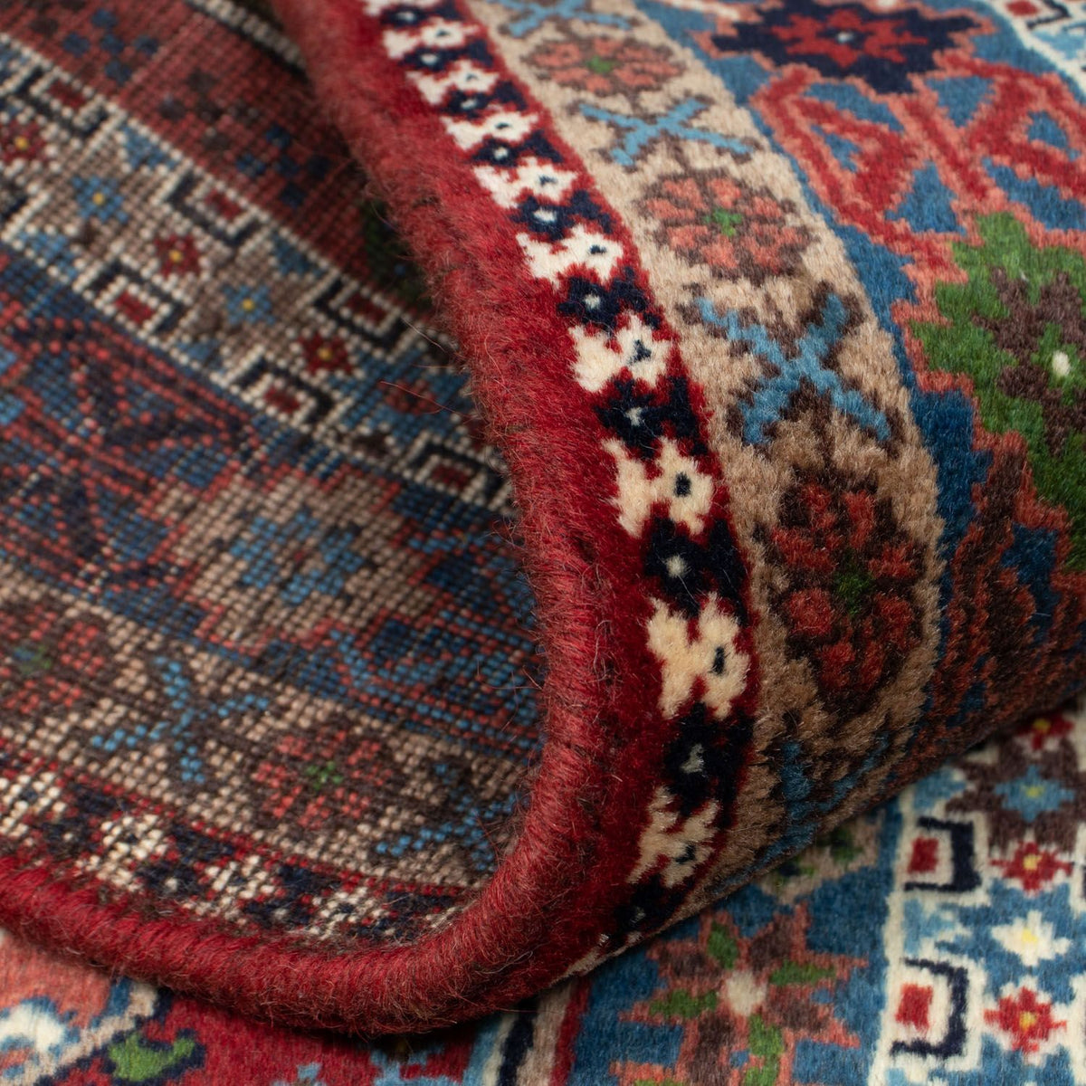 Perserteppich - Nomadic 142 x 99 cm - hellrot