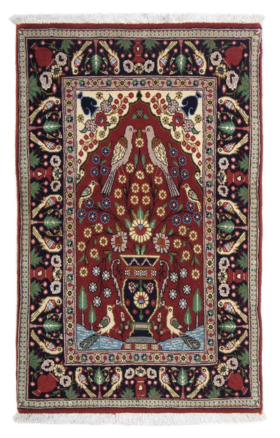 Ghom Teppich 63x105cm - Perserteppich