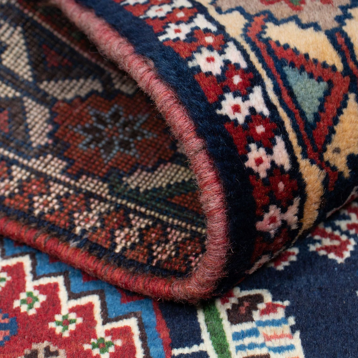 Perserteppich - Nomadic 144 x 103 cm - blau