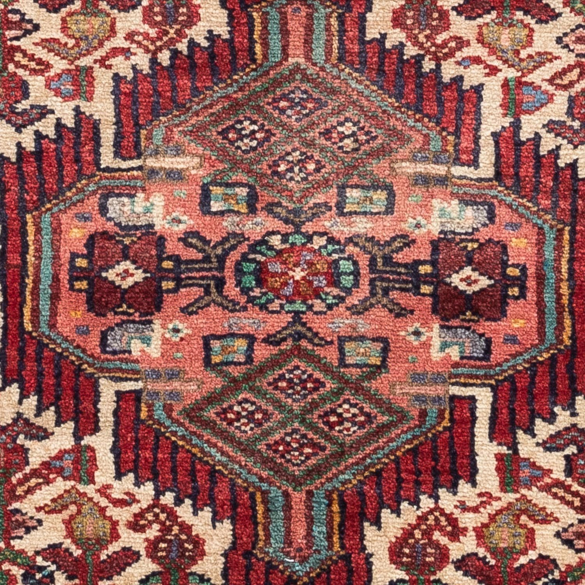 Perserteppich - Nomadic 125 x 80 cm - dunkelrot