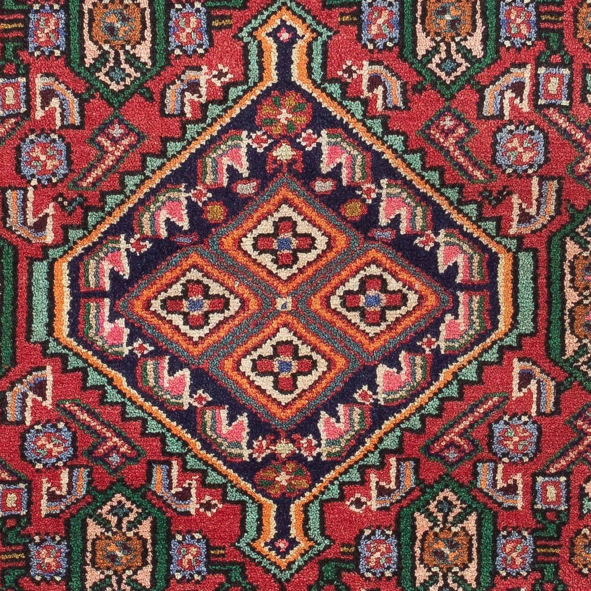 Perserteppich - Nomadic 128 x 81 cm - rot