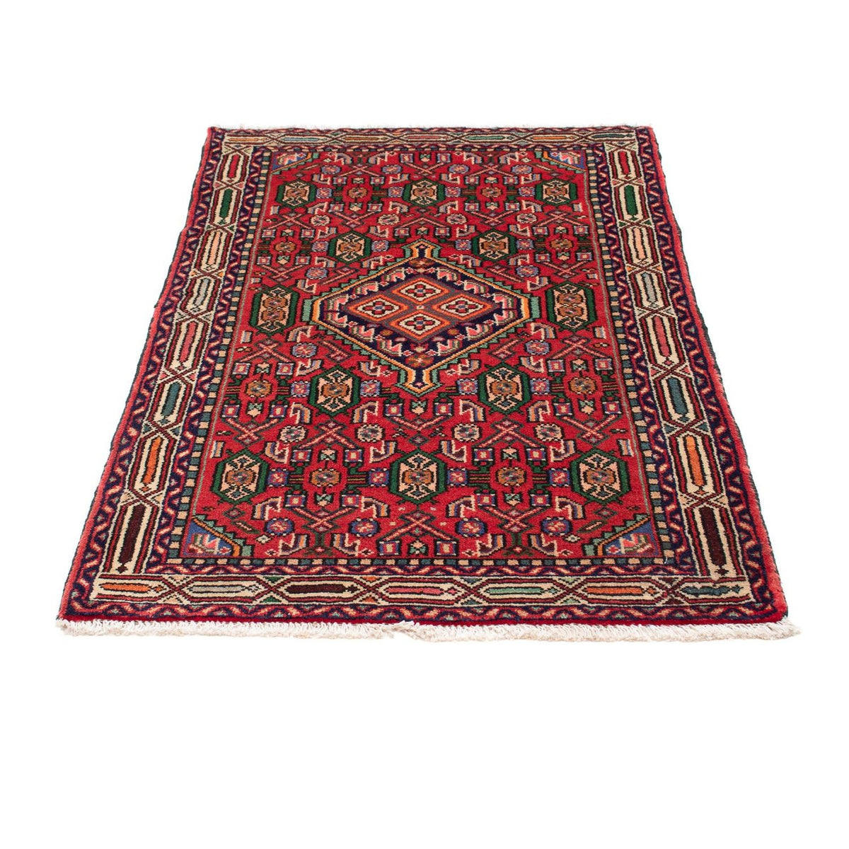 Perserteppich - Nomadic 128 x 81 cm - rot