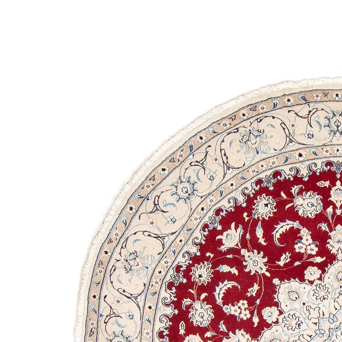 Perserteppich - Nain 250 x 250 cm Teppich Rund