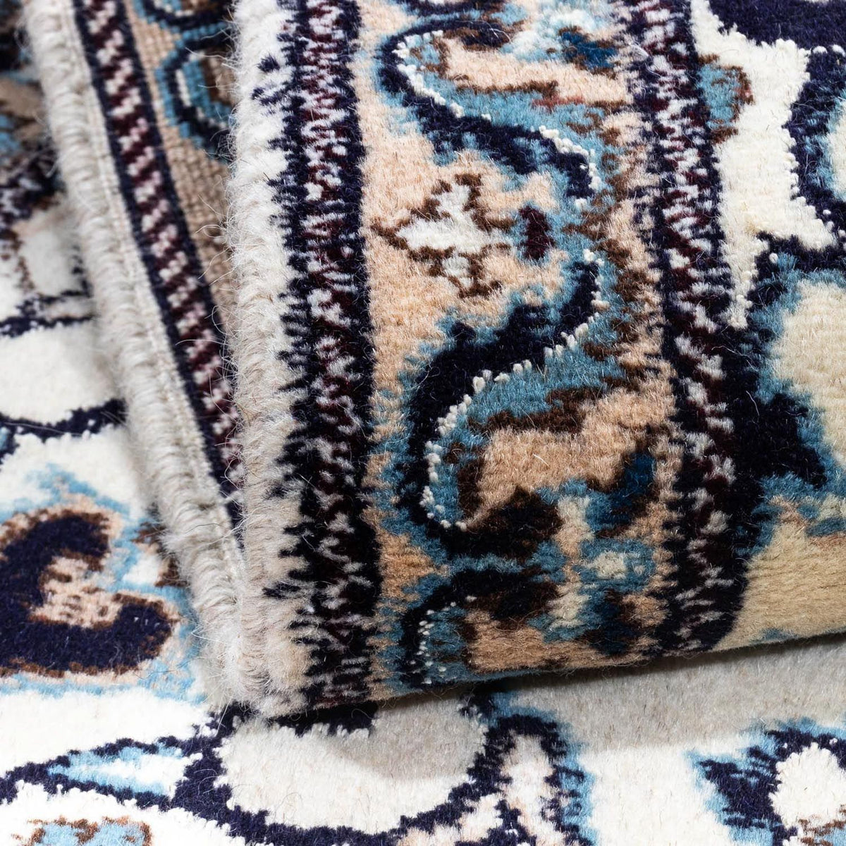 Perserteppich - Nain 139 x 70 cm - beige