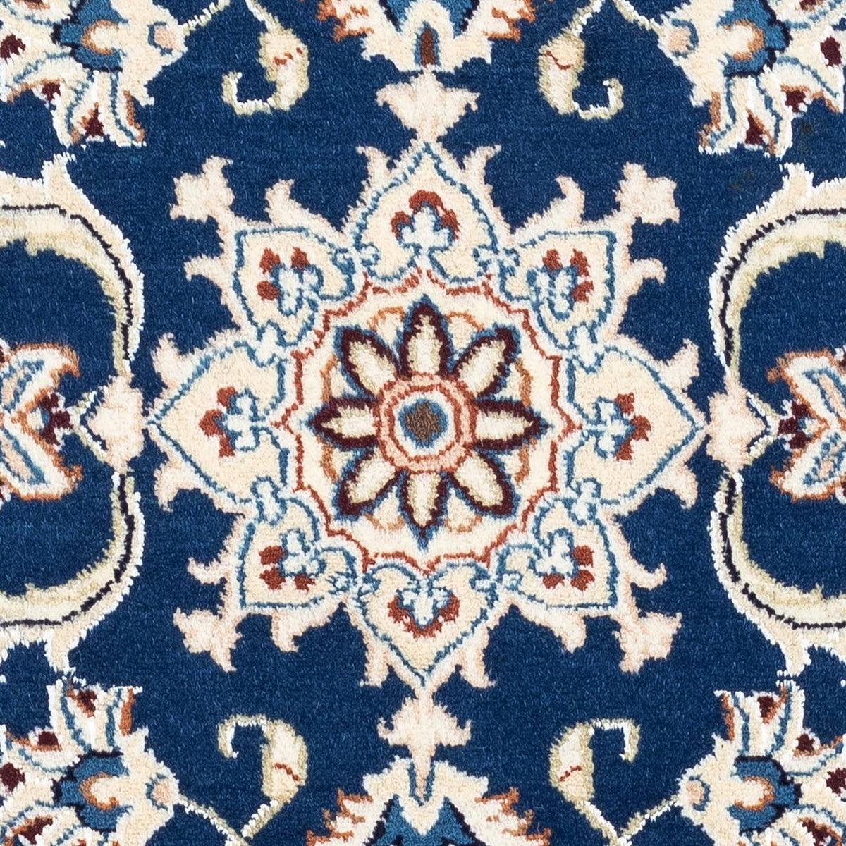 Perserteppich - Nain 134 x 68 cm - blau