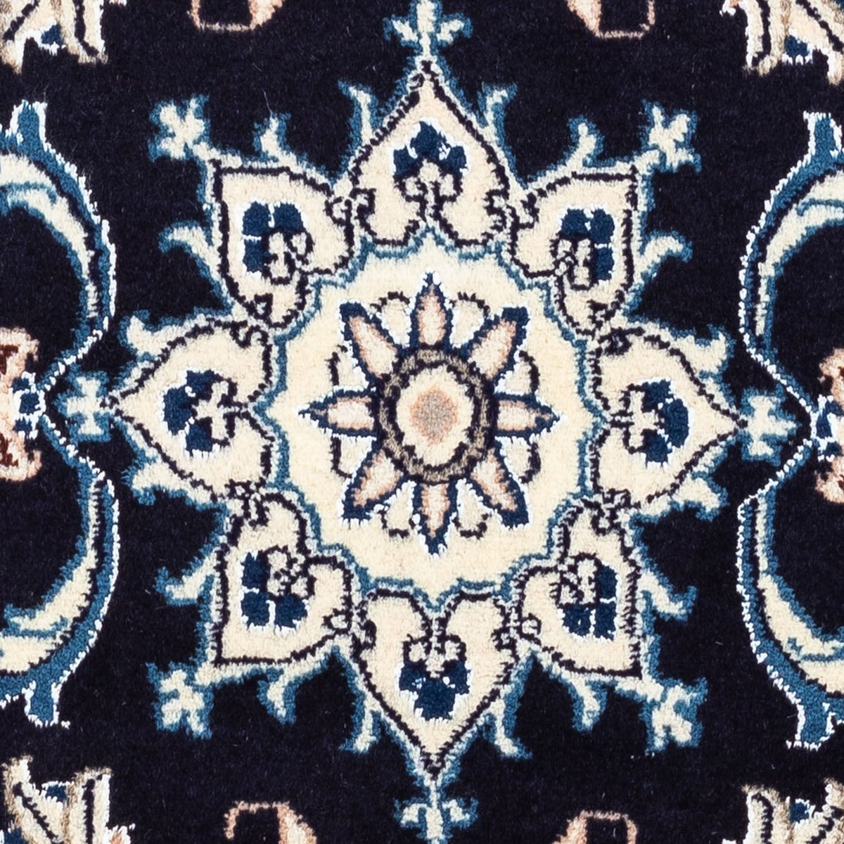 Perserteppich - Nain 143 x 70 cm - dunkelblau