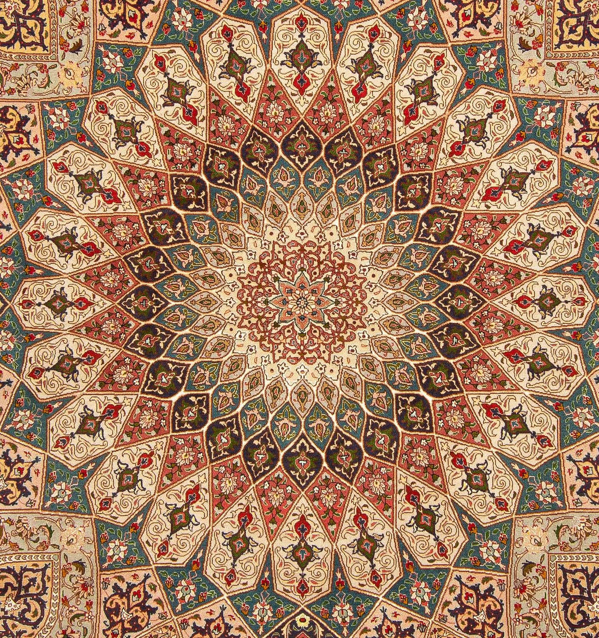 Perserteppich - Täbriz - Royal 250 x 200 cm Wohnzimmer Teppich
