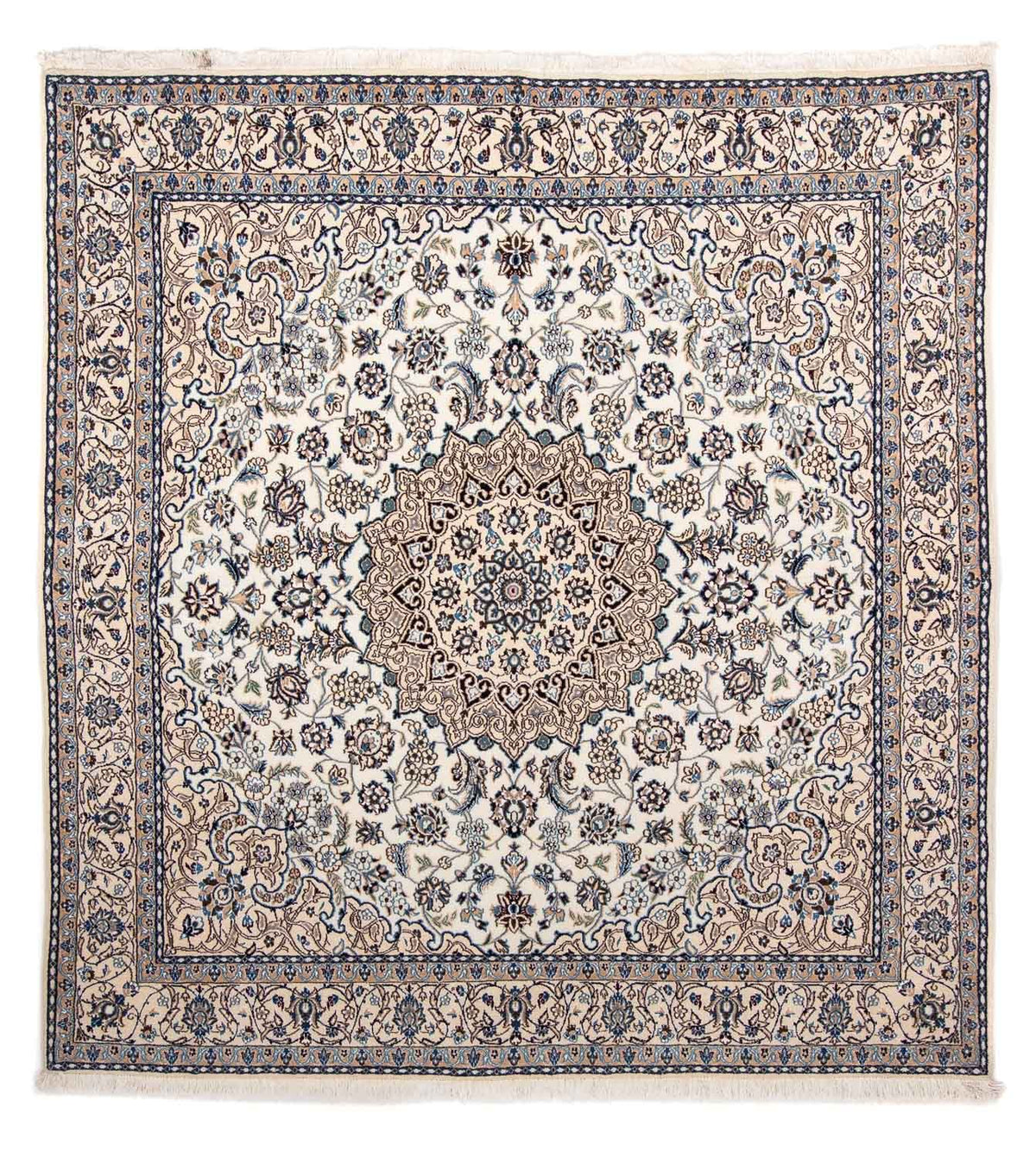 Perserteppich - Nain - Royal 210 x 202 cm Teppich Quadratisch