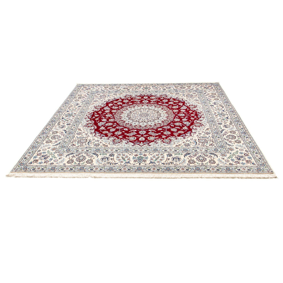 Perserteppich - Nain - Premium 205 x 202 cm Teppich Quadratisch