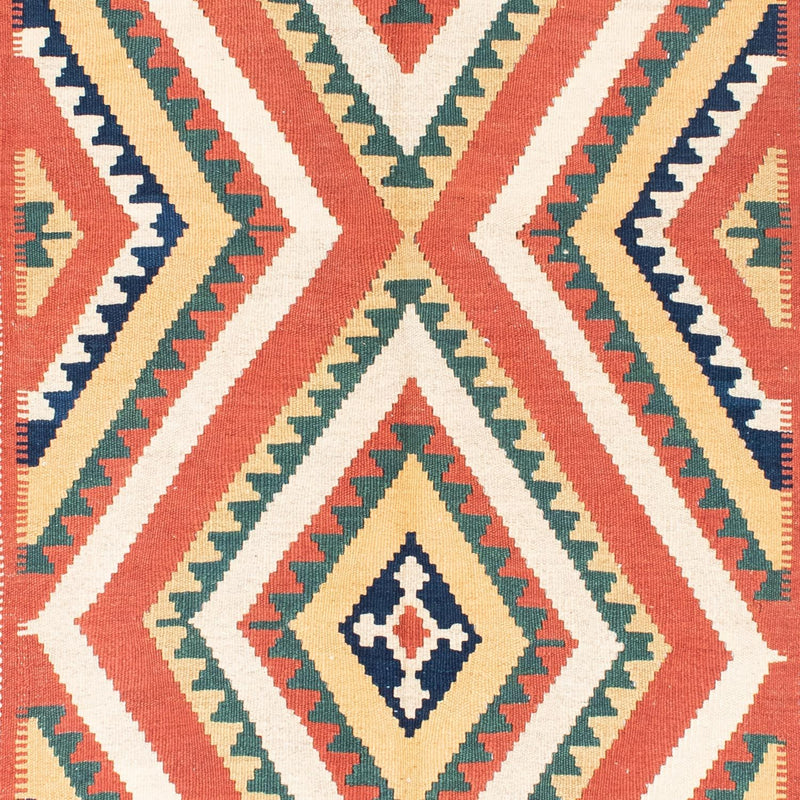 Kelim Teppich - Oriental 212 x 146 cm - rost