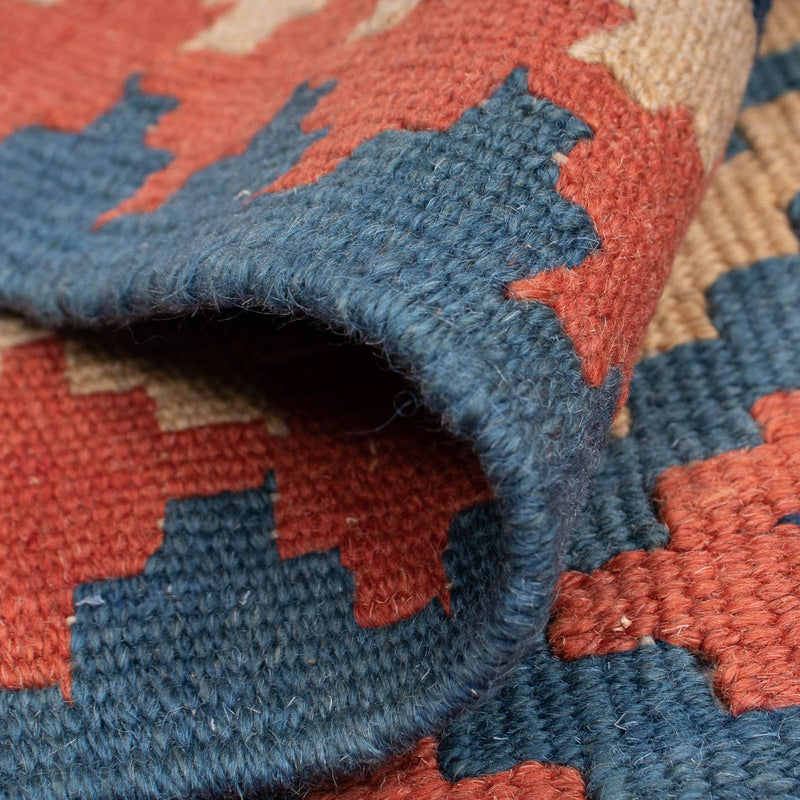 Kelim Teppich - Oriental 175 x 116 cm - blau