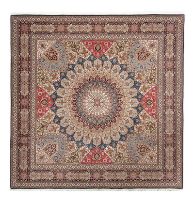 Täbriz - 50 Raj Teppich 251x253cm - Perserteppich