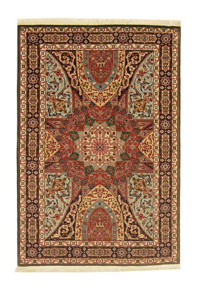 Perserteppich - Täbriz - Royal 102 x 151 cm Teppichbrücke