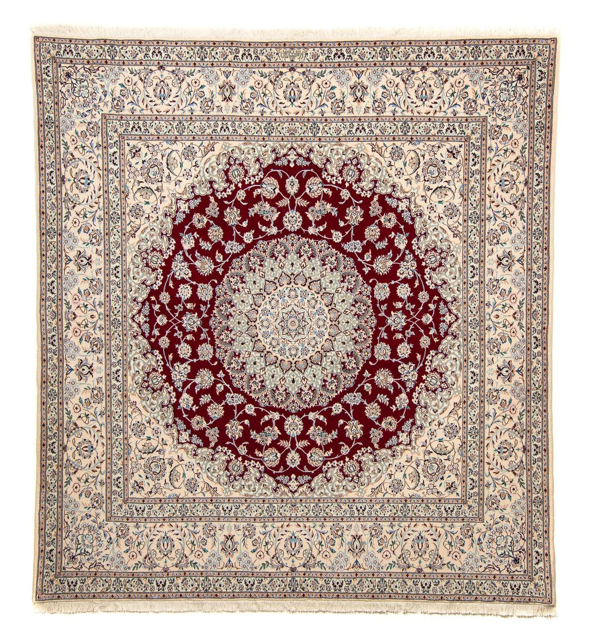 Perserteppich - Nain - Premium 211 x 200 cm Teppich Quadratisch