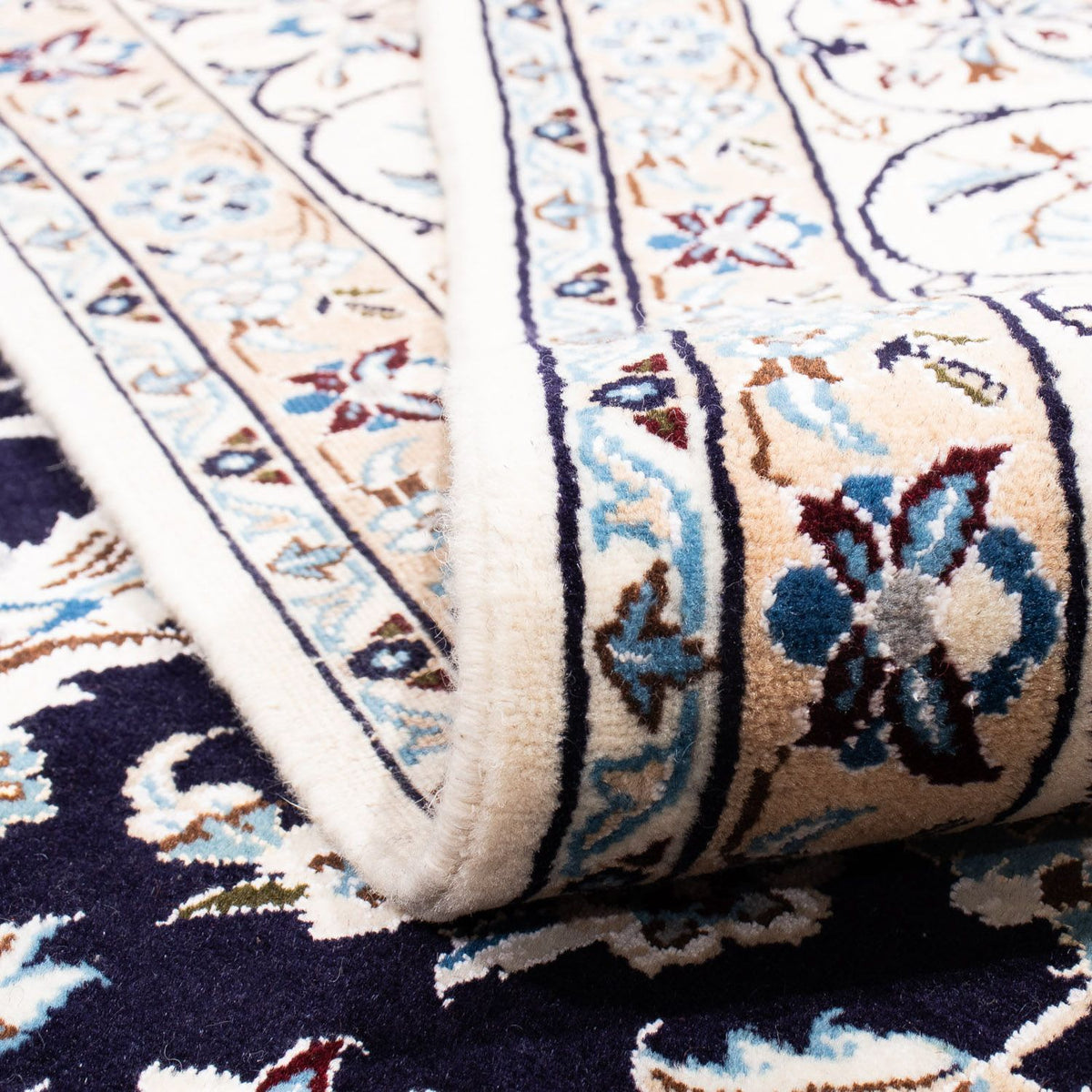 Perserteppich - Nain - Royal 251 x 200 cm Wohnzimmer Teppich