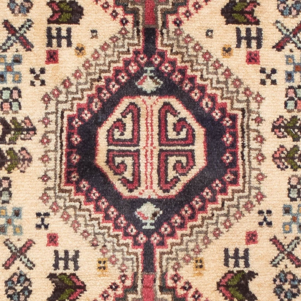 Perserteppich - Nomadic 123 x 75 cm - hellrot