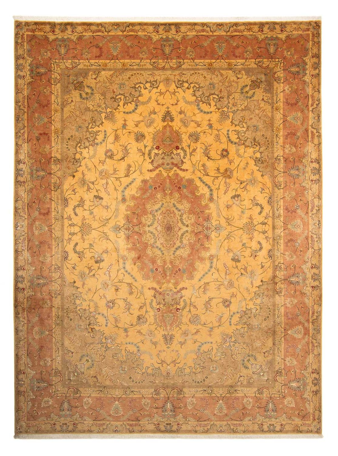 Perserteppich - Täbriz - Royal 398 x 306 cm Teppich Wohnzimmer
