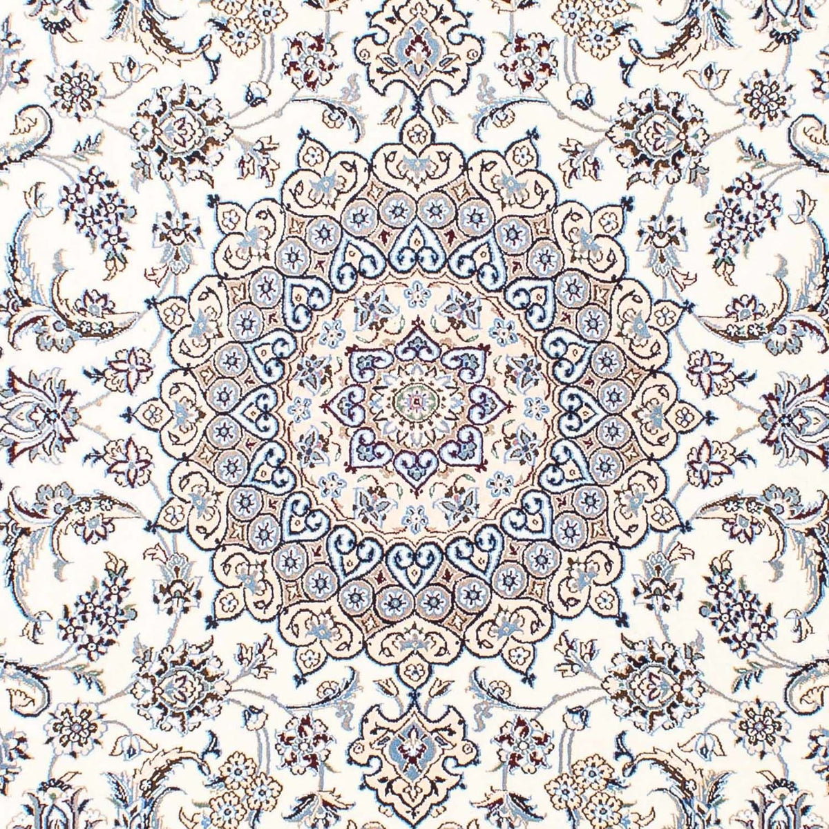 Perserteppich - Nain - Royal 251 x 202 cm Wohnzimmer Teppich