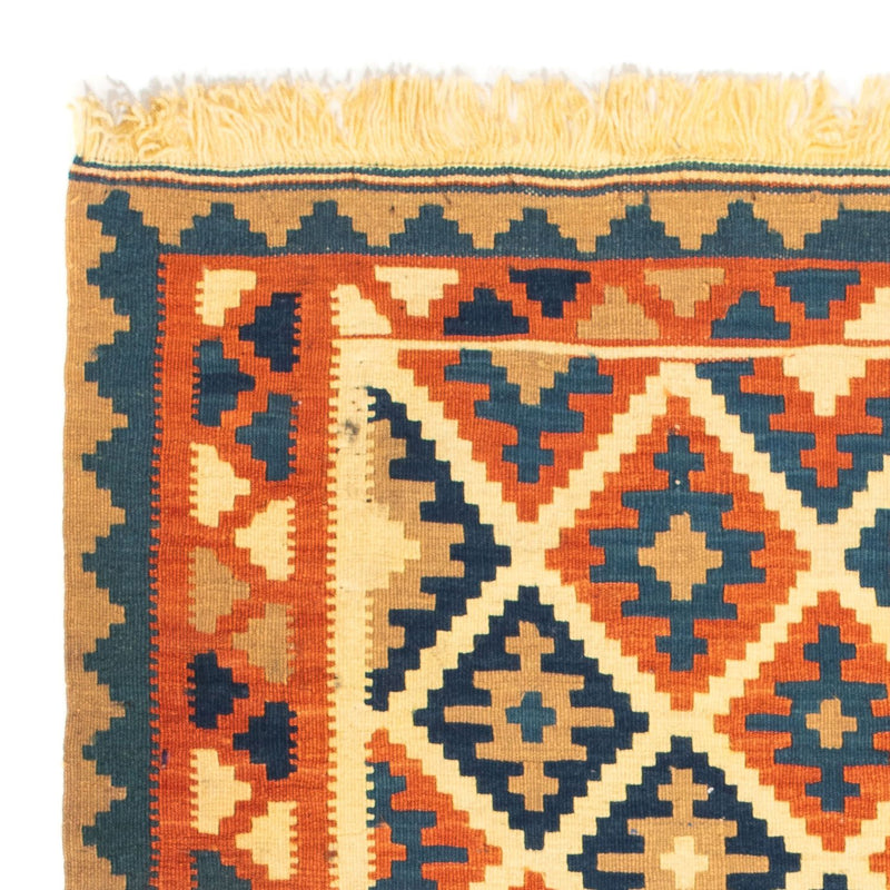 Kelim Teppich - Oriental 100 x 100 cm - beige