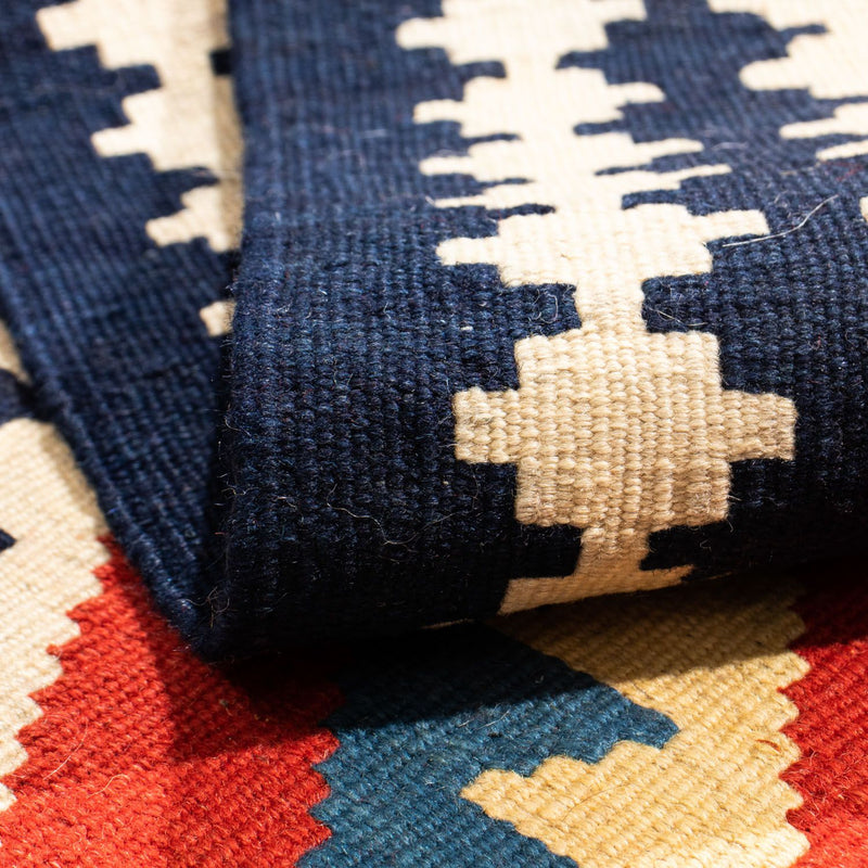 Kelim Teppich - Oriental 100 x 97 cm - rot