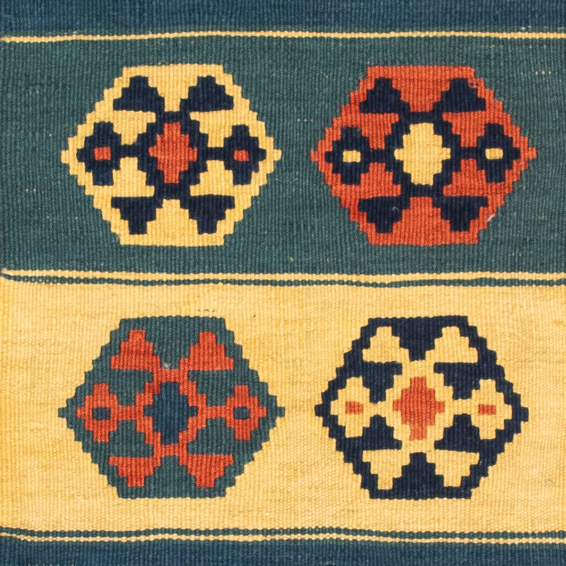 Kelim Teppich - Oriental 100 x 100 cm - mehrfarbig