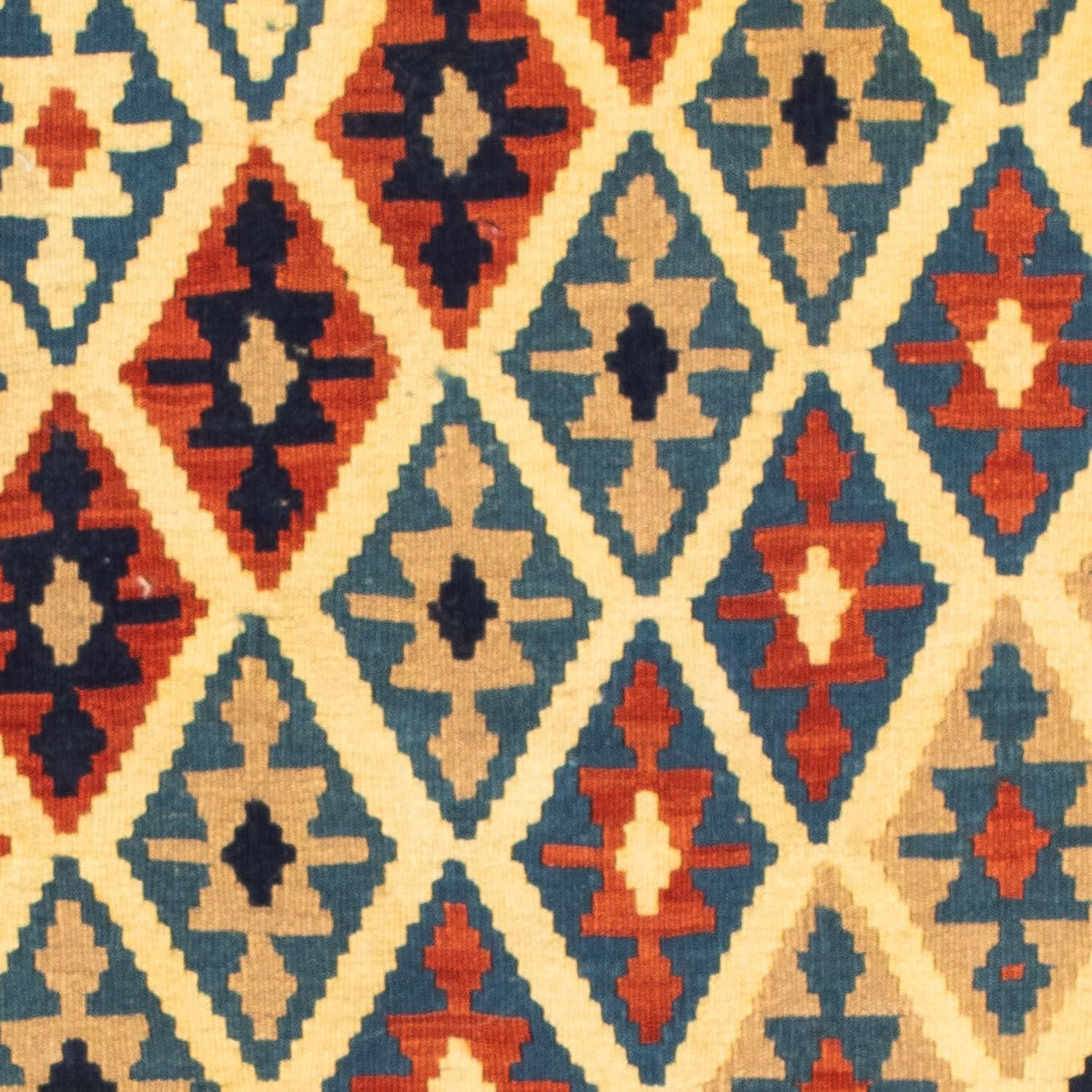 Kelim Teppich - Oriental 105 x 102 cm - mehrfarbig