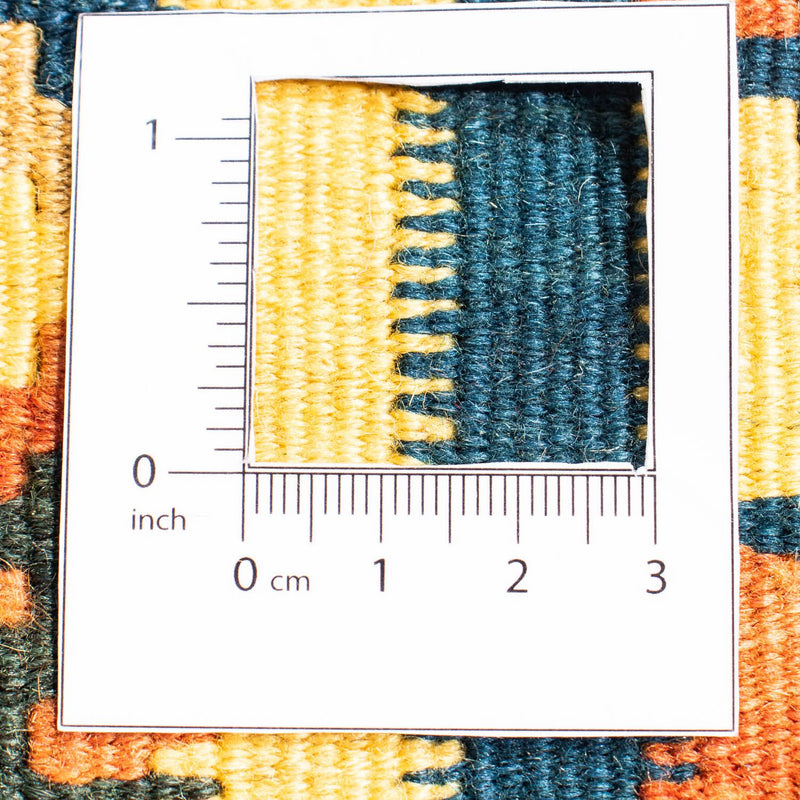 Kelim Teppich - Oriental 107 x 100 cm - dunkelblau