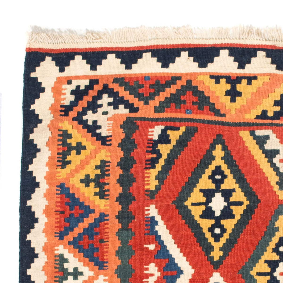 Kelim Teppich - Oriental 108 x 104 cm - orange
