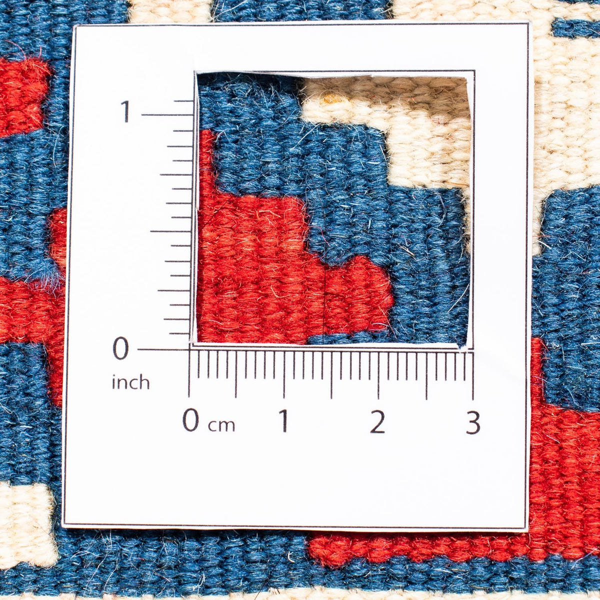 Kelim Teppich - Oriental 105 x 102 cm - dunkelblau