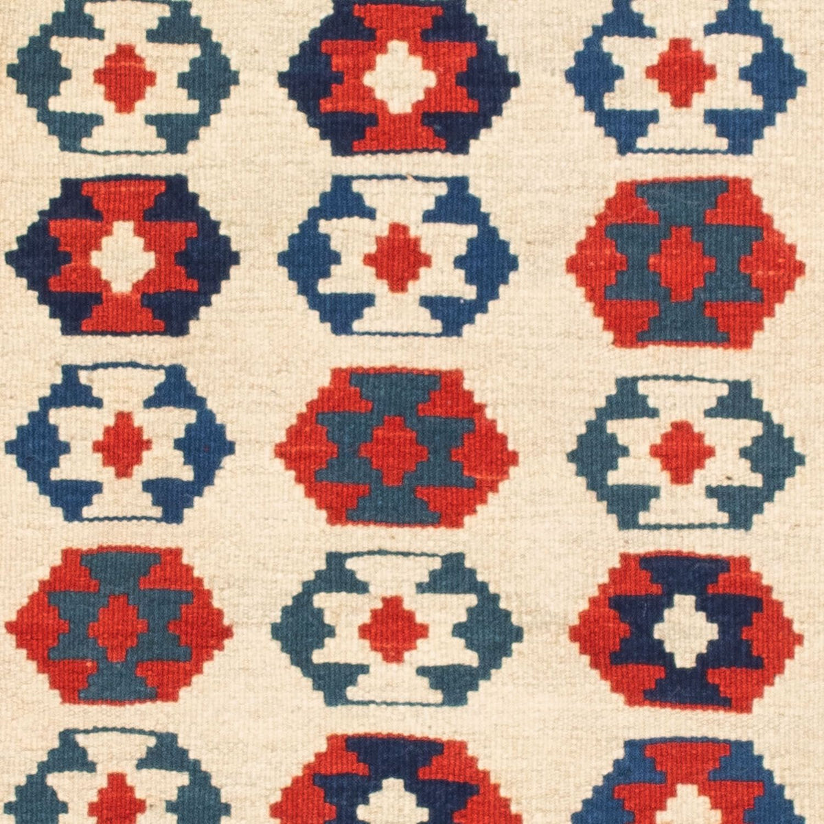 Kelim Teppich - Oriental 103 x 103 cm - beige