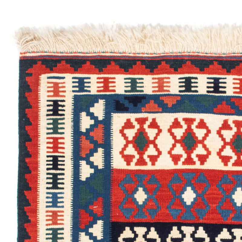 Kelim Teppich - Oriental 110 x 100 cm - blau