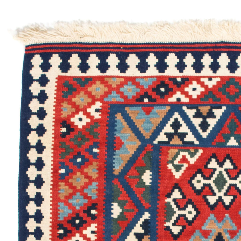 Kelim Teppich - Oriental 108 x 101 cm - rot