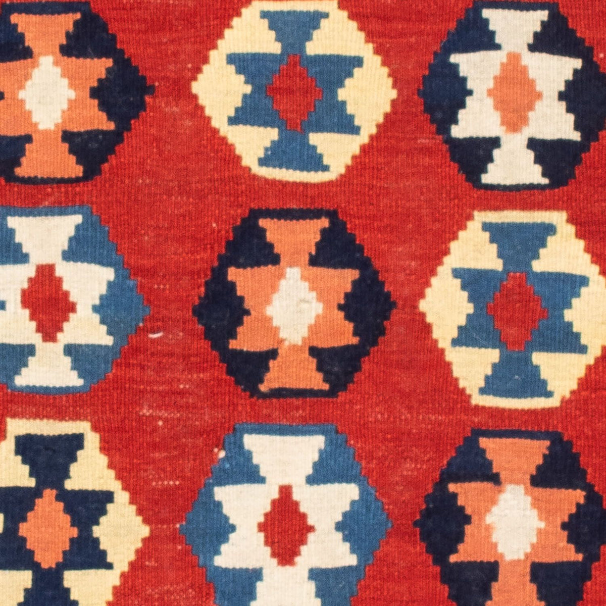 Kelim Teppich - Oriental 110 x 105 cm - blau