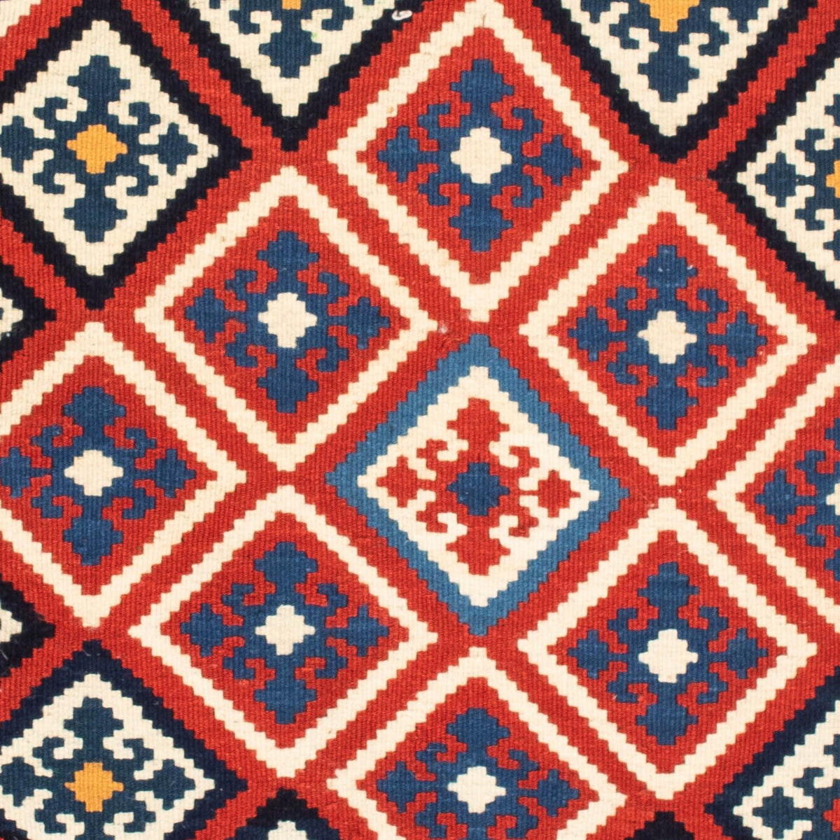 Kelim Teppich - Oriental 106 x 105 cm - rot