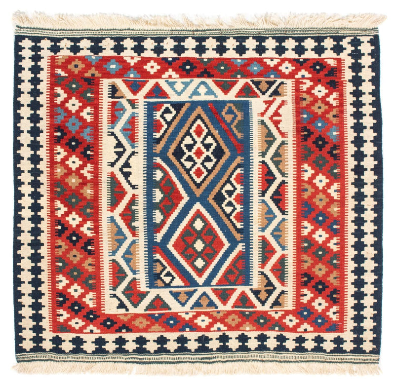 Kelim Teppich - Oriental 104 x 99 cm - rot