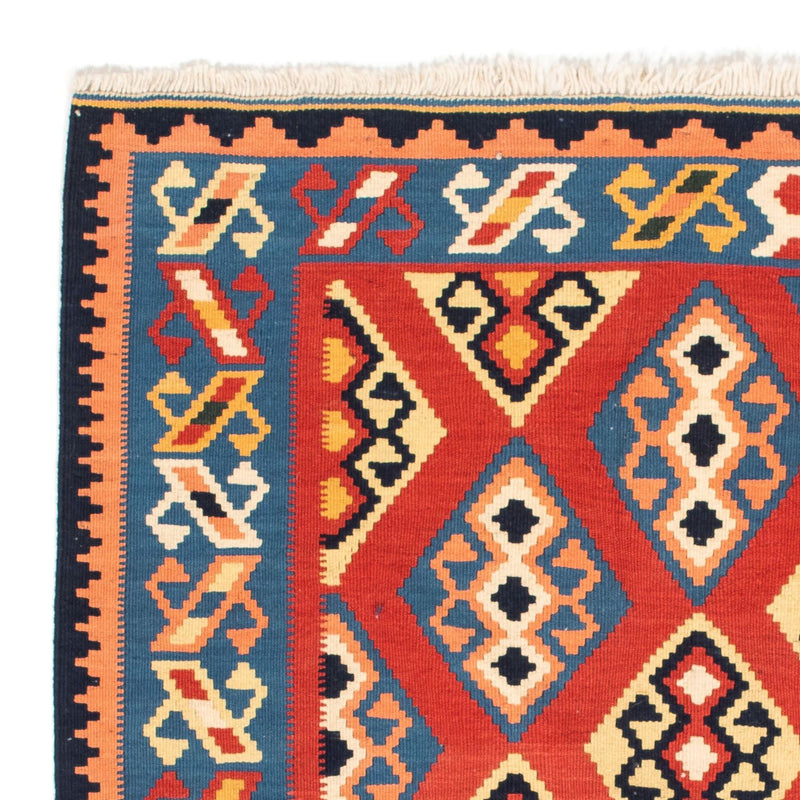 Kelim Teppich - Oriental 105 x 104 cm - dunkelrot