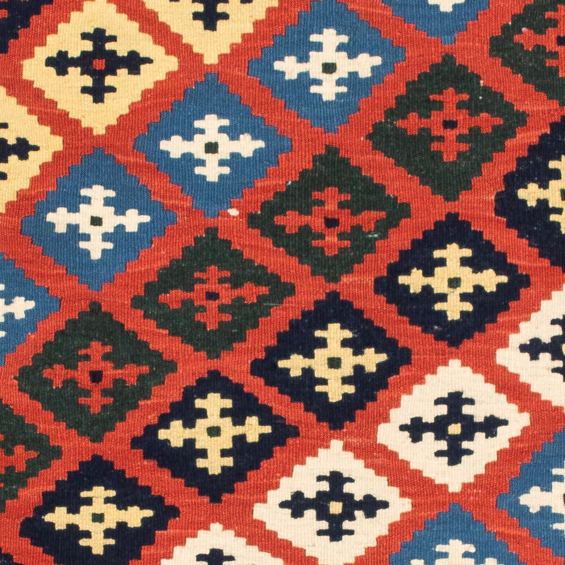 Kelim Teppich - Oriental 97 x 94 cm - rot