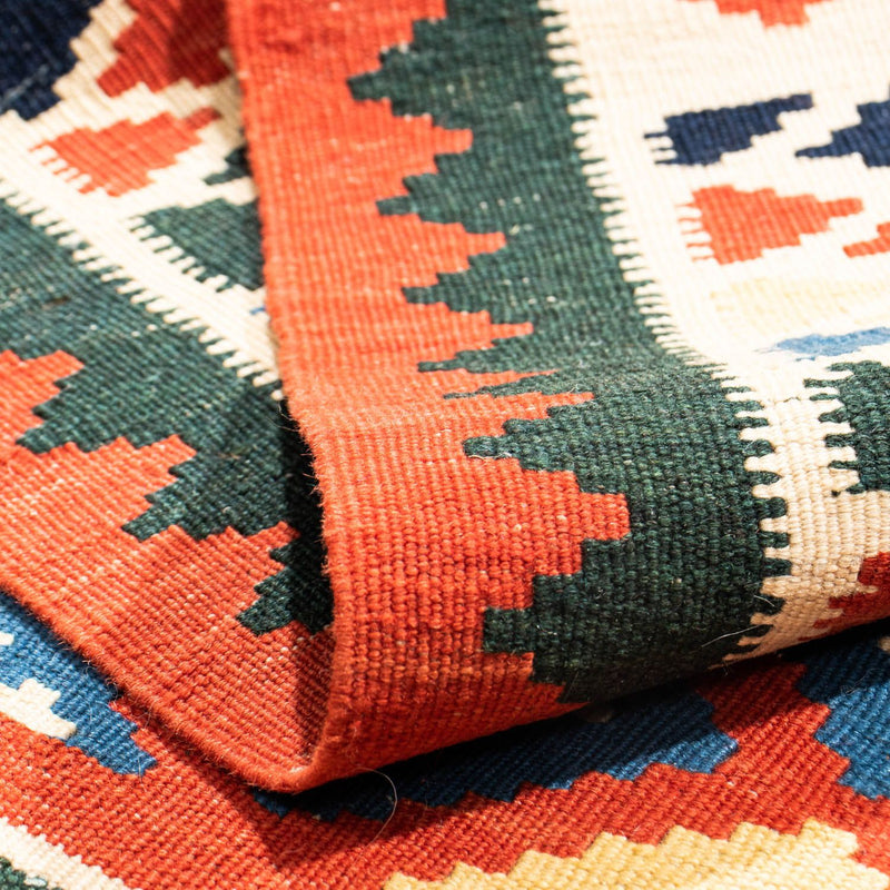 Kelim Teppich - Oriental 97 x 94 cm - rot