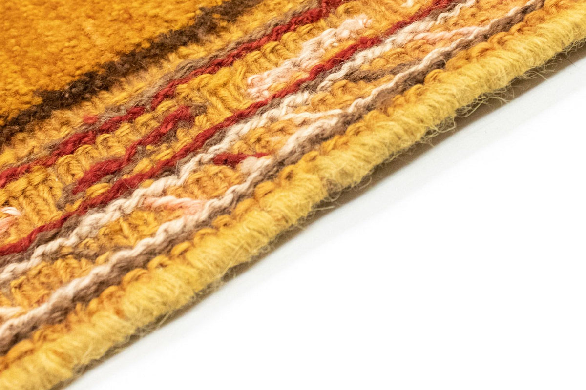 Gabbeh Teppich - Perser 173 x 116 cm - gold