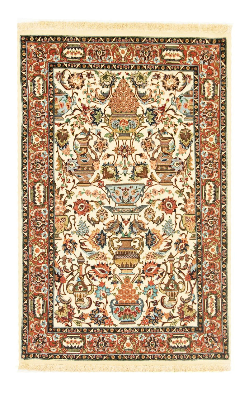 Perserteppich - Ghom 160 x 102 cm - beige