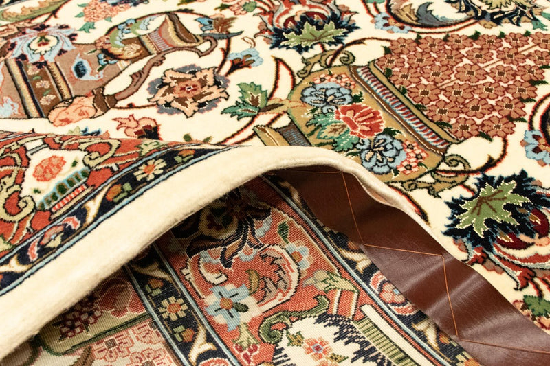 Perserteppich - Ghom 160 x 102 cm - beige