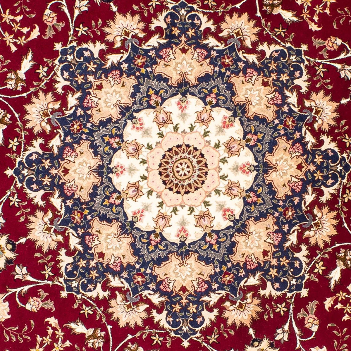 Perserteppich - Täbriz - Royal 250 x 250 cm Teppich Rund