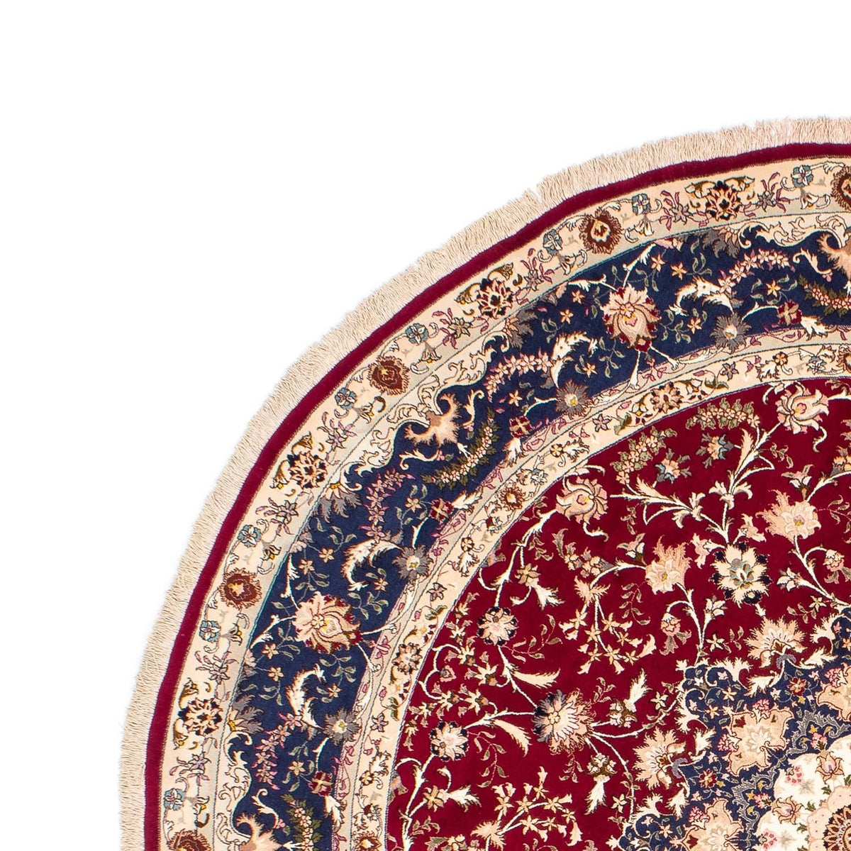 Perserteppich - Täbriz - Royal 250 x 250 cm Teppich Rund