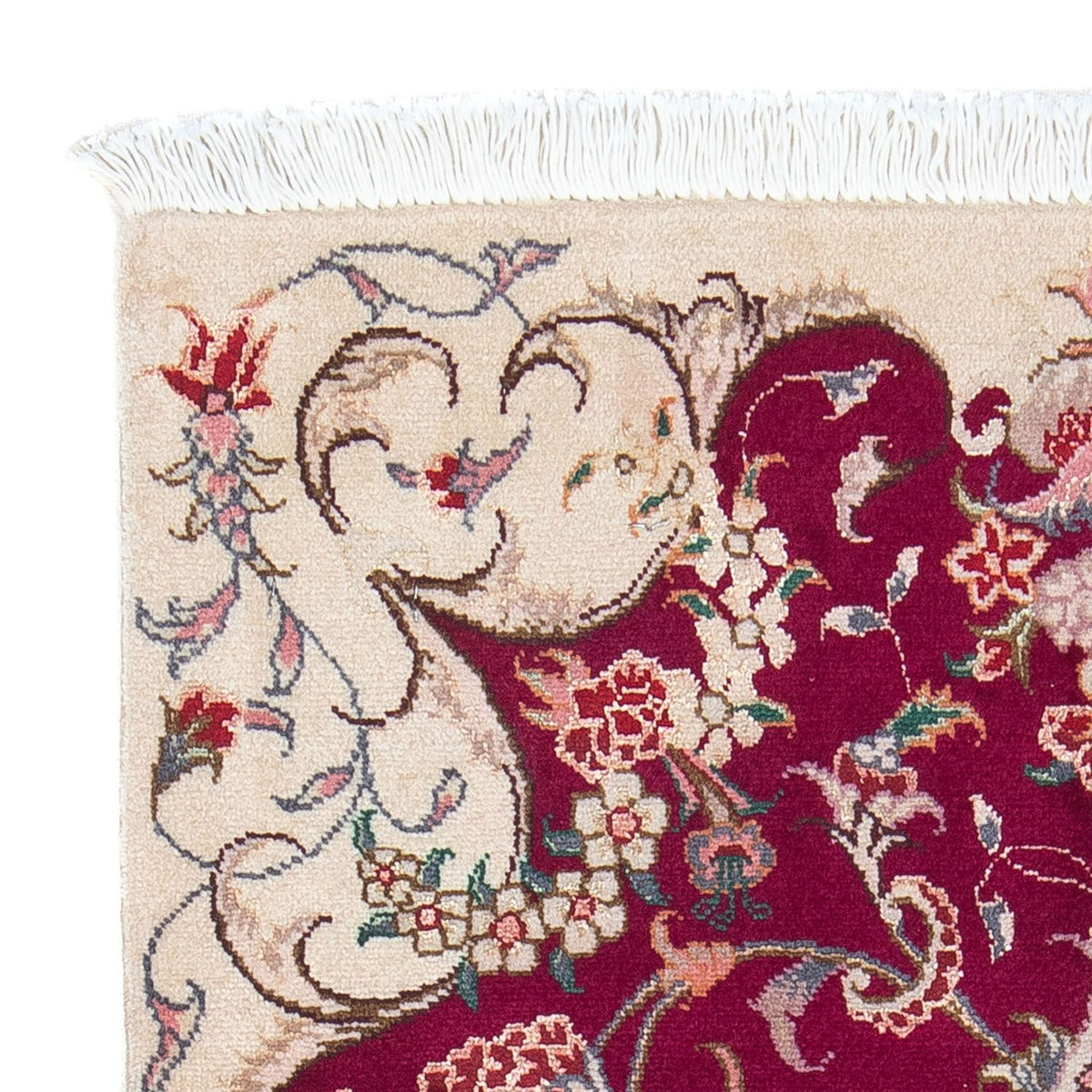 Perserteppich - Täbriz - Royal 90 x 60 cm - dunkelrot